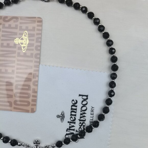 Vivienne Westwood Black Mini Bas Relief Choker - Picture 5 of 10